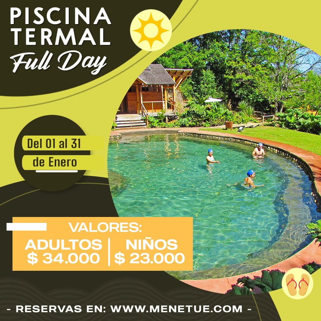 Ticket Piscina Lunes a Domingo – Full Day - Enero