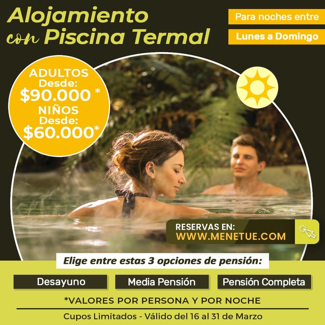Alojamiento con Piscina Termal - Marzo (del 16 al 31)