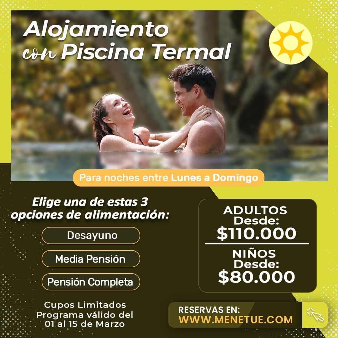 Alojamiento con Piscina Termal - Marzo (del 01 al 15)